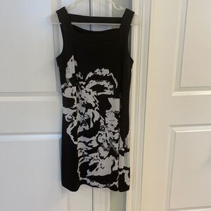 Style & co black and white dress. Sz small